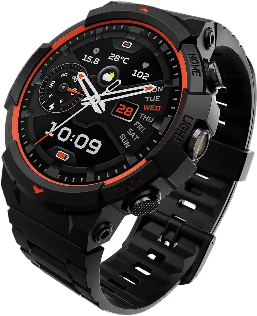 Умные часы Black Shark GS3 Sport (черный/оранжевый) фото