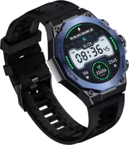 Умные часы Black Shark S1 Pro (черный/синий) фото