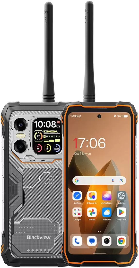 Blackview Xplore 1 Walkie Talkie 16GB/512GB (черный/оранжевый)