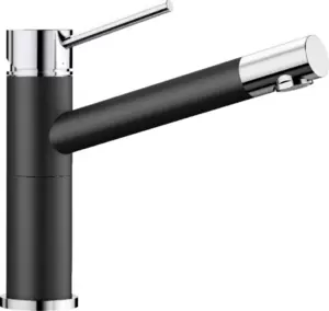 Смеситель Blanco Alta Compact Silgranit (черный) фото