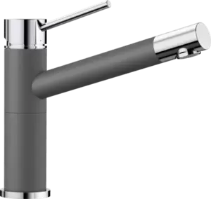 Смеситель Blanco Alta Compact Silgranit (темная скала) фото