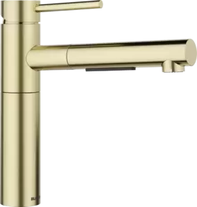 Смеситель Blanco Alta-S II (сатин золотой) фото