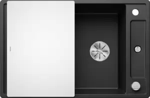 Кухонная мойка Blanco Axia III 45 S (антрацит, стеклянная доска) фото