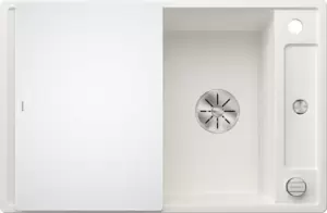 Кухонная мойка Blanco Axia III 45 S (белый, стеклянная доска) фото