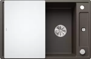 Кухонная мойка Blanco Axia III 45 S (кофе, стеклянная доска) фото
