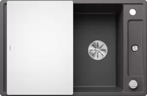 Кухонная мойка Blanco Axia III 45 S (серый камень, стеклянная доска) фото