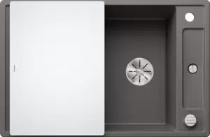 Кухонная мойка Blanco Axia III 45 S (вулканический серый, стеклянная доска) фото