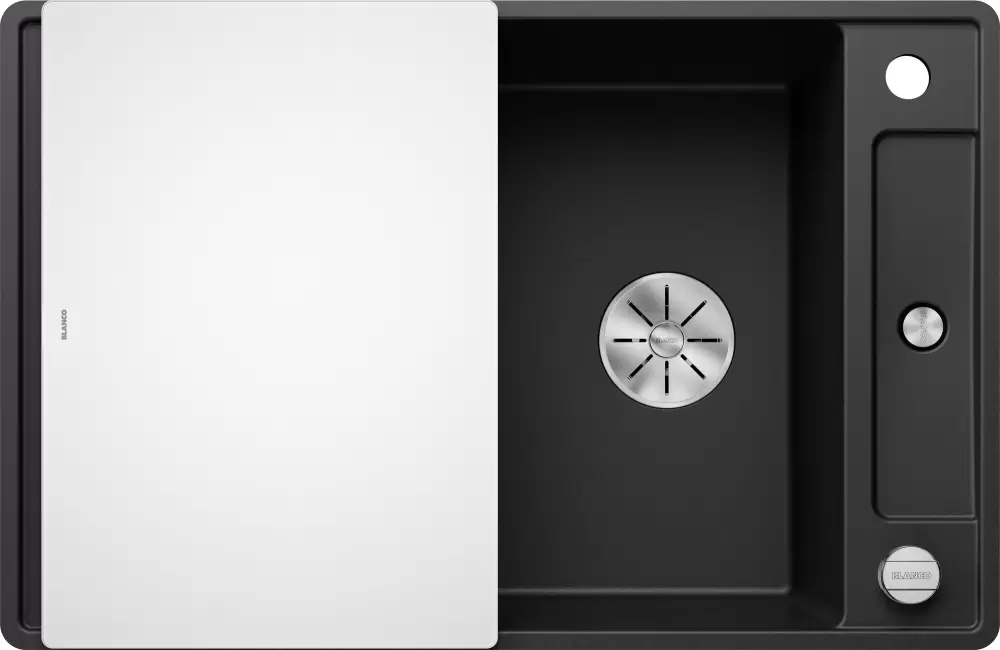 Blanco Axia III 45 S-F (черный, стеклянная доска)
