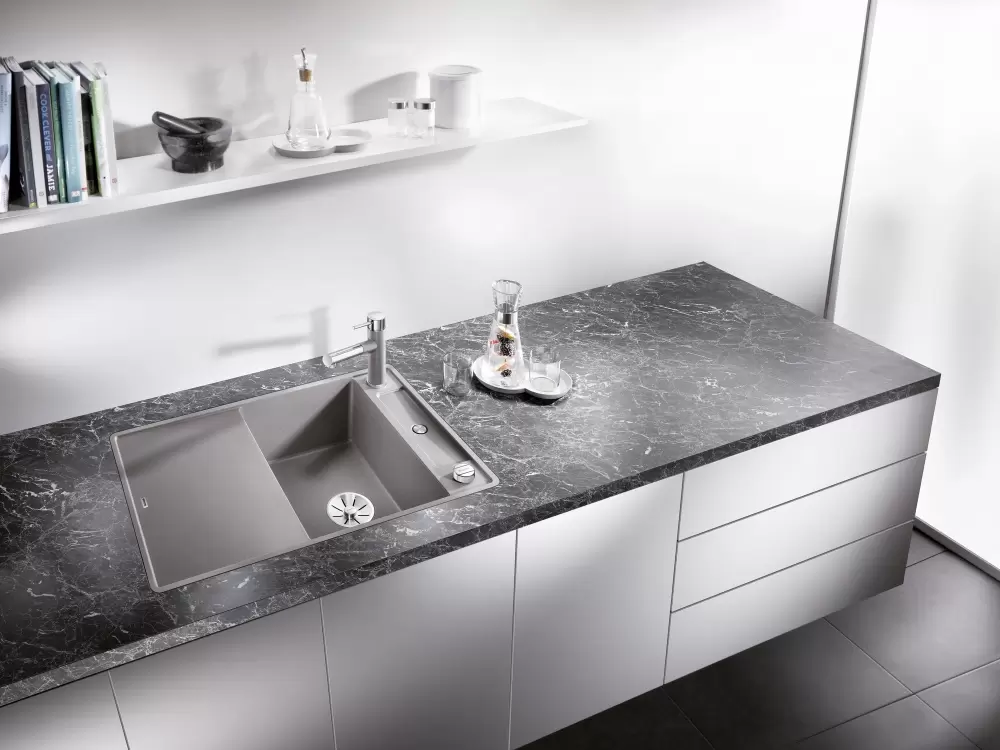 Кухонная мойка Blanco Axia III 45 S-F (кофе, деревянная доска) фото