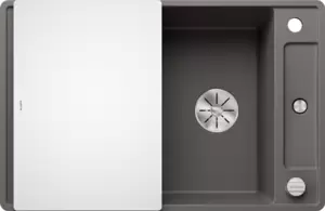 Кухонная мойка Blanco Axia III 45 S-F (вулканический серый, стеклянная доска) фото