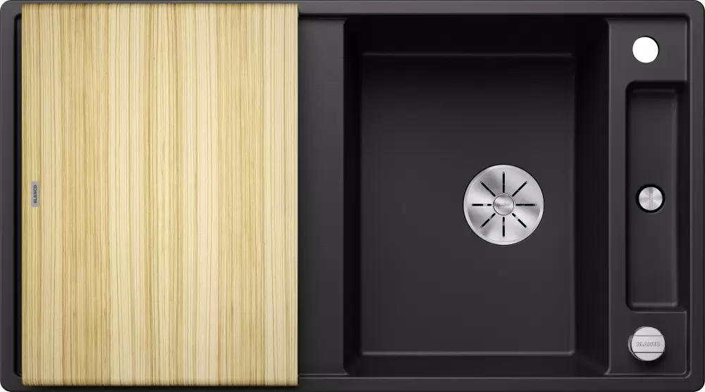 Blanco Axia III 5 S (черный, деревянная доска)