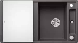 Кухонная мойка Blanco Axia III 5 S (серый камень, стеклянная доска) фото
