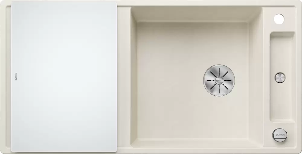 Blanco Axia III XL 6 S (мягкий белый, стеклянная доска)