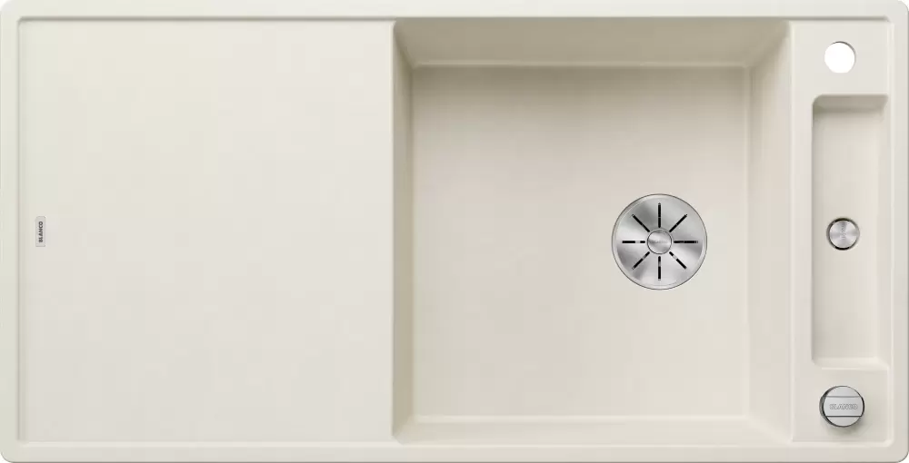 Кухонная мойка Blanco Axia III XL 6 S (мягкий белый, стеклянная доска) фото