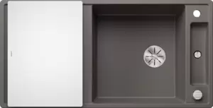 Blanco Axia III XL 6 S (вулканический серый, стеклянная доска)