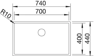 Кухонная мойка Blanco Claron 700-IF Durinox фото