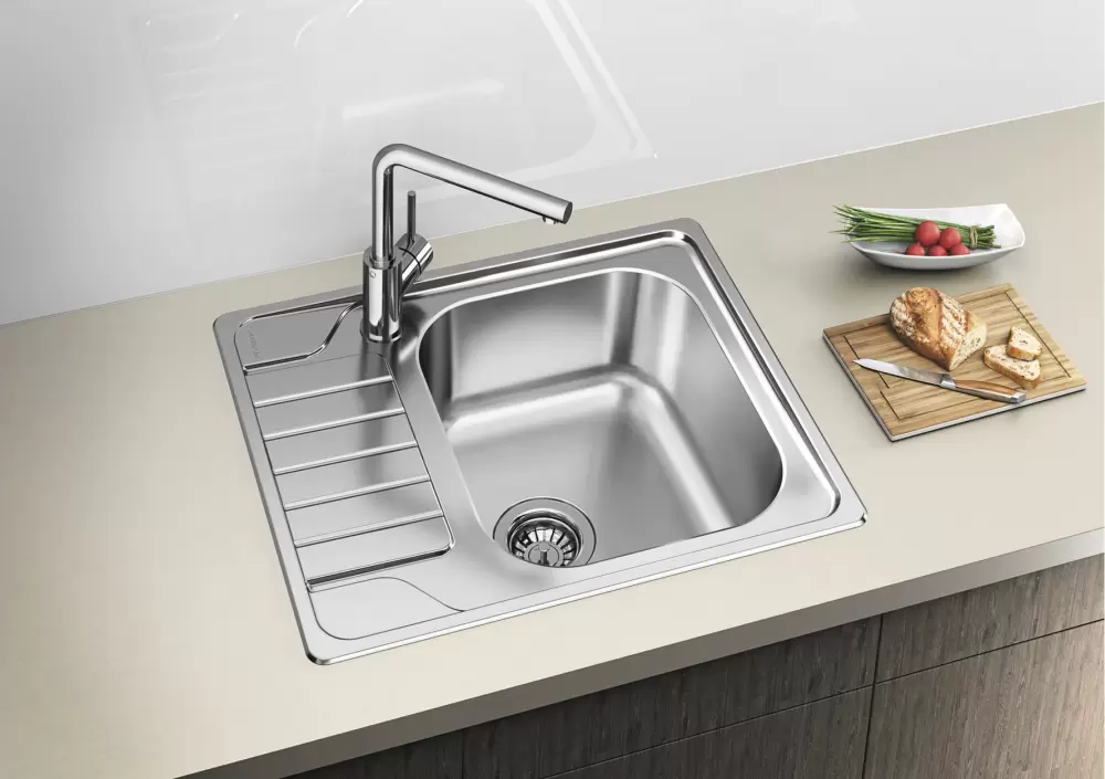 Кухонная мойка Blanco Dinas 45 S Mini (матовый, с клапаном автоматом) фото