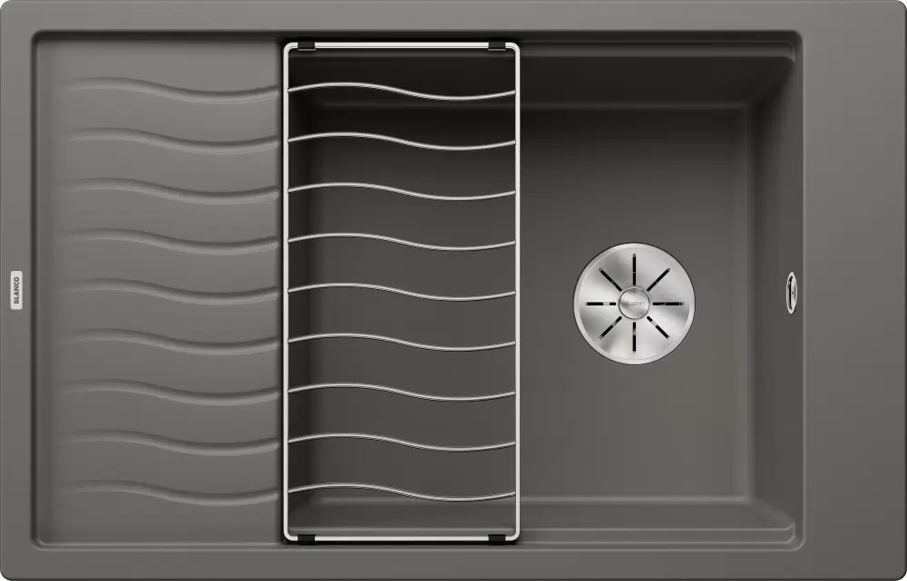 Blanco Elon XL 6 S (вулканический серый, с клапаном автоматом)