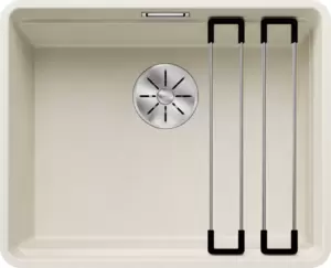 Кухонная мойка Blanco Etagon 500-F (мягкий белый) фото
