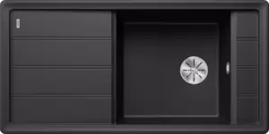Кухонная мойка Blanco Faron XL 6 S (черный, с клапаном автоматом) фото