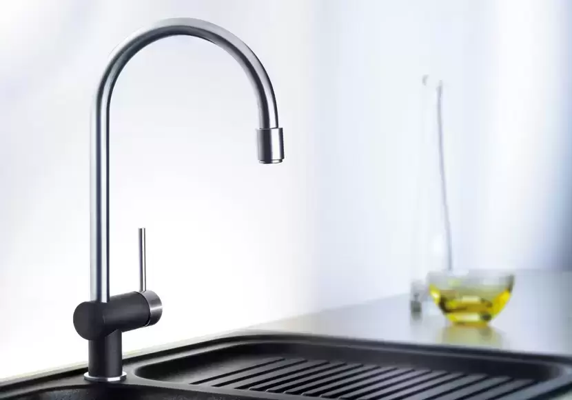 Смеситель Blanco Filo-S Silgranit (белый/стальной) фото 2