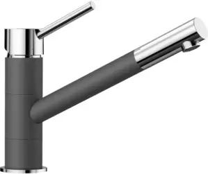 Смеситель Blanco Kano Silgranit (темная скала) фото