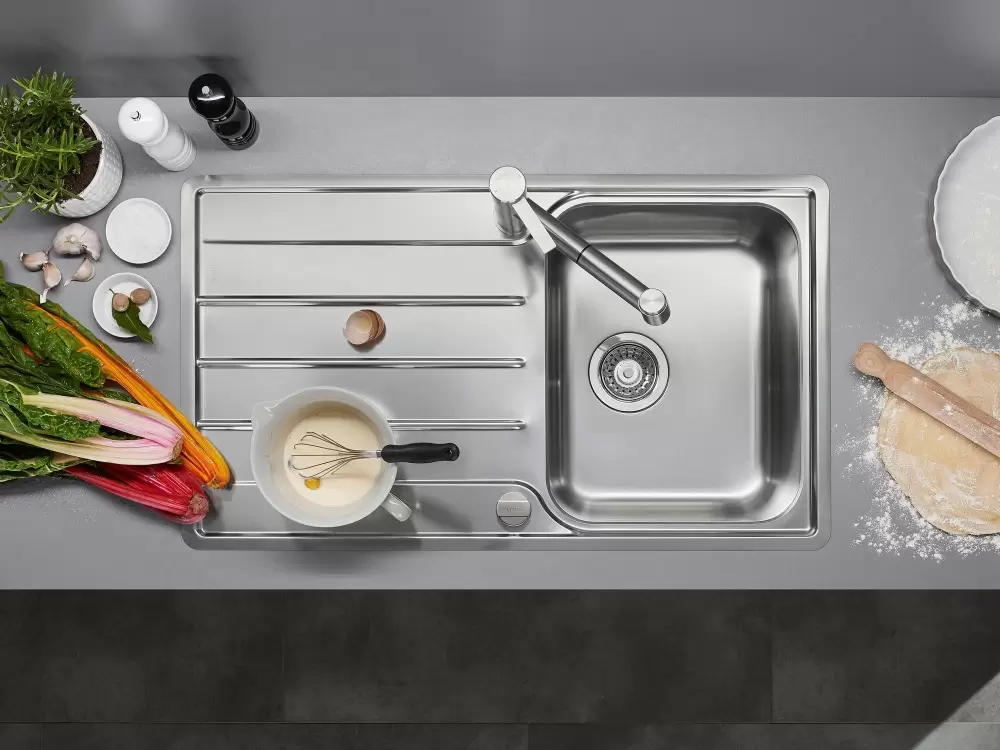 Кухонная мойка Blanco Lemis 45 S-IF (с клапаном автоматом) фото