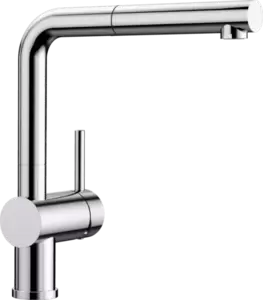 Смеситель Blanco Linus-S (хром, ручка справа) фото