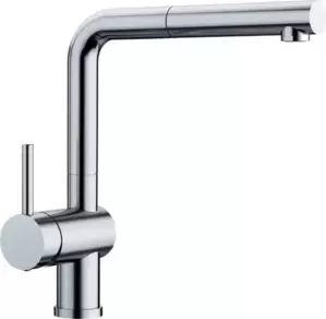 Смеситель Blanco Linus-S (нержавеющая сталь, ручка слева) фото