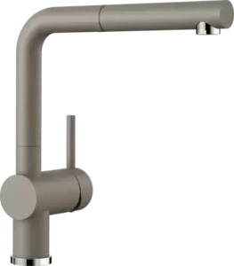 Смеситель Blanco Linus-S Silgranit (серый бежевый) фото