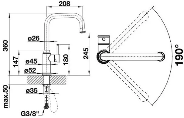Смеситель для кухни Blanco LIVIA-S (521290) фото