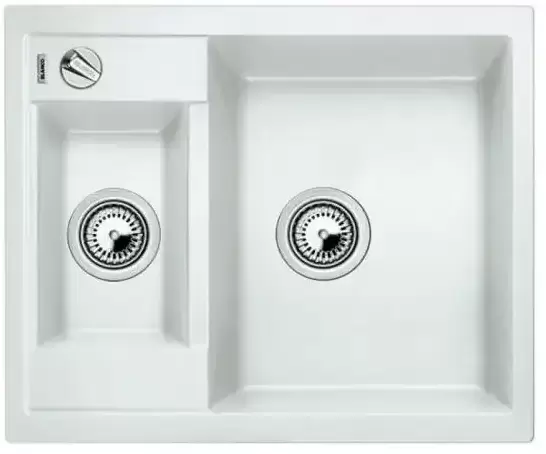 Blanco Metra 6 (белый, с клапаном автоматом)