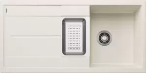 Кухонная мойка Blanco Metra 6 S-F (мягкий белый, с клапаном автоматом) фото