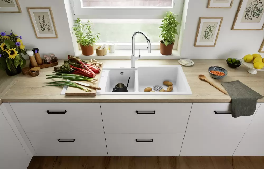 Кухонная мойка Blanco Naya 8 S (правая, трюфель) фото