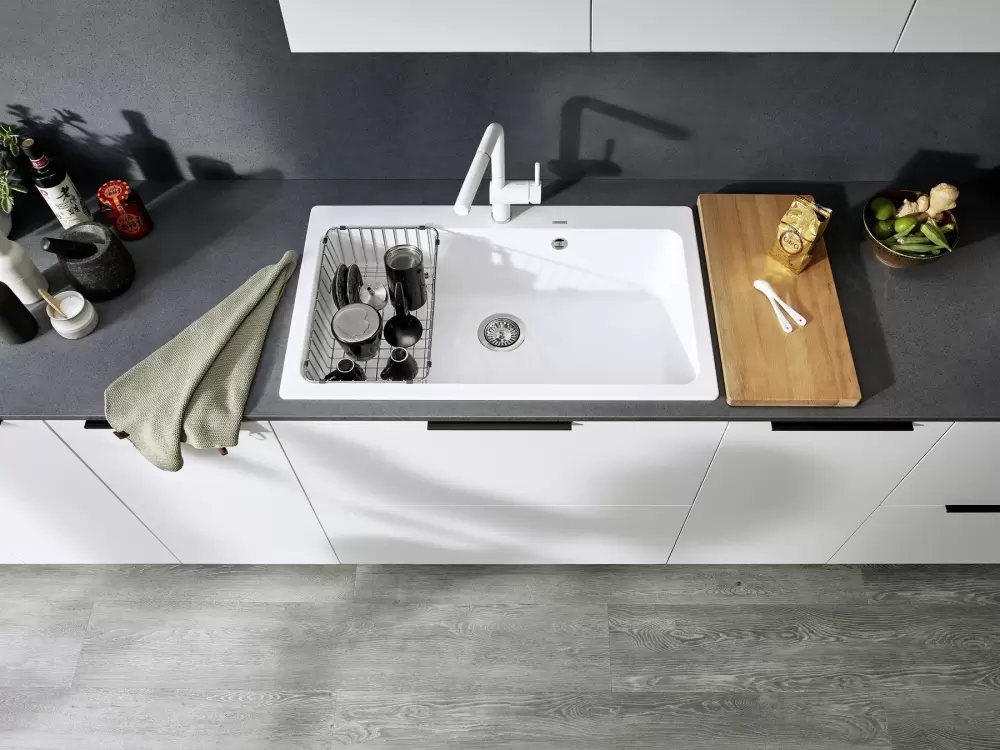 Кухонная мойка Blanco Naya XL 9 (мягкий белый) фото