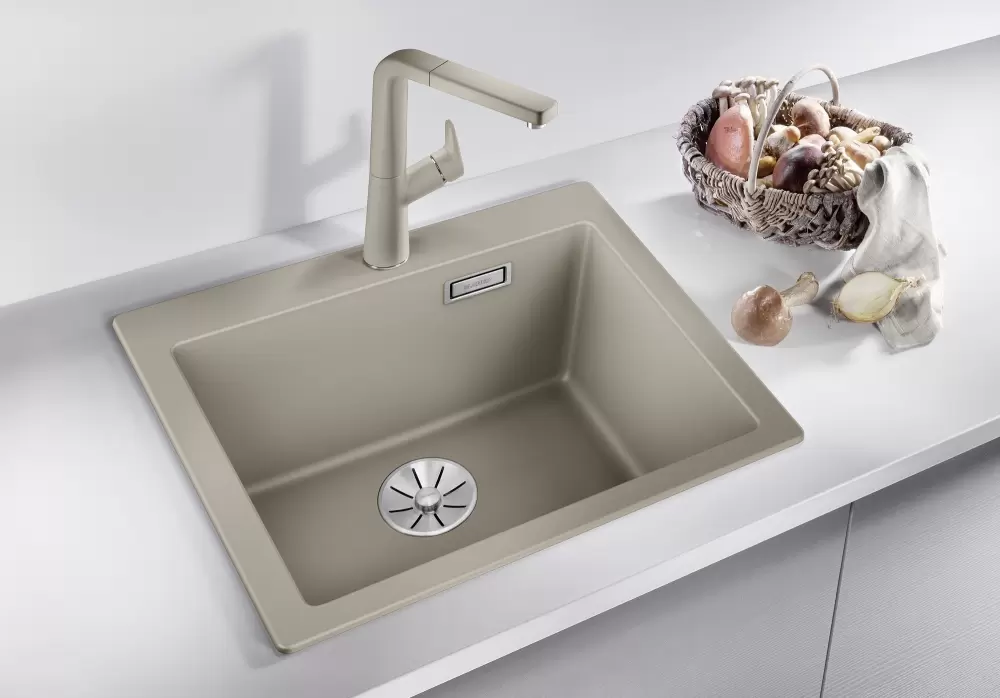 Кухонная мойка Blanco Pleon 5 (мягкий белый, с клапаном автоматом) фото