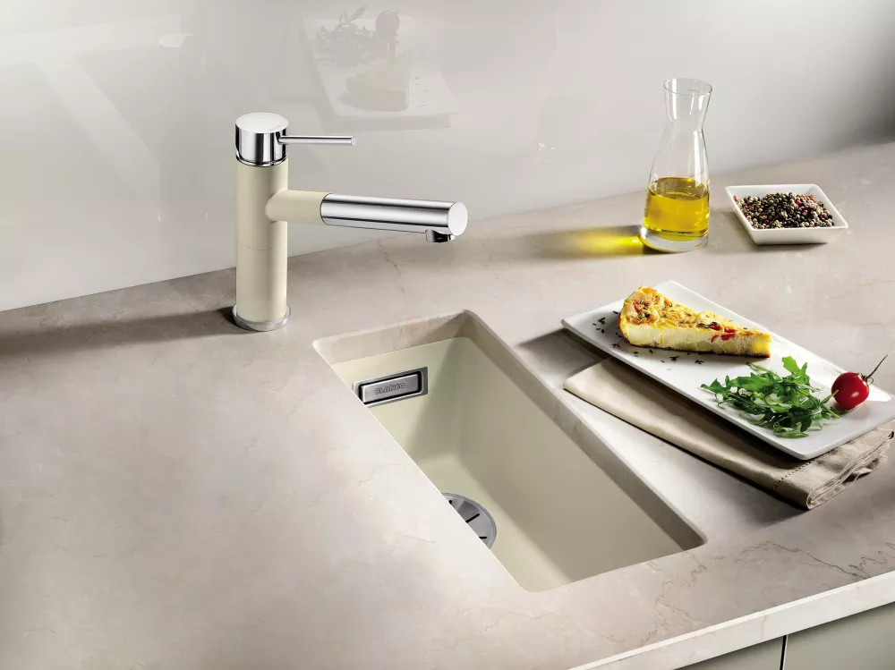 Кухонная мойка Blanco Subline 160-U (жемчужный) фото