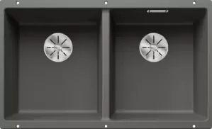 Кухонная мойка Blanco Subline 350/350-U (вулканический серый) фото