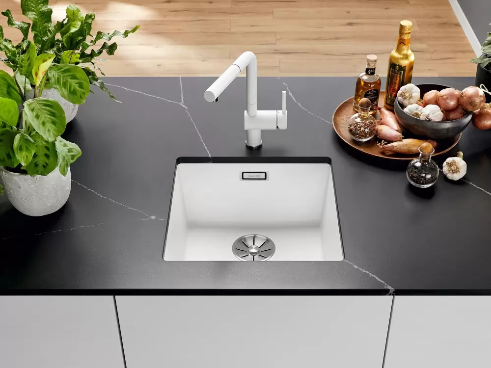 Кухонная мойка Blanco Subline 400-U Coloured Components (антрацит) фото