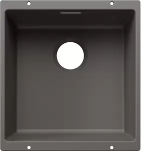 Кухонная мойка Blanco Subline 400-U Coloured Components (вулканический серый) фото