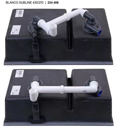 Кухонная мойка Blanco Subline 430/270-U (вулканический серый) фото