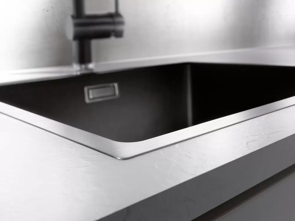 Кухонная мойка Blanco Subline 500-IF SteelFrame (черный) фото