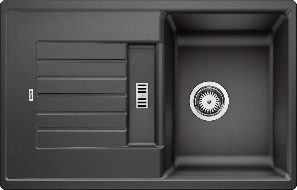 Blanco Zia 45 S (антрацит, с клапаном-автоматом)