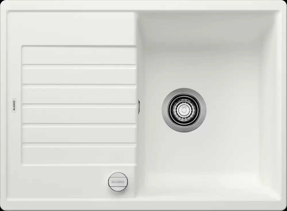 Blanco Zia 45 S Compact (белый, с клапаном-автоматом)
