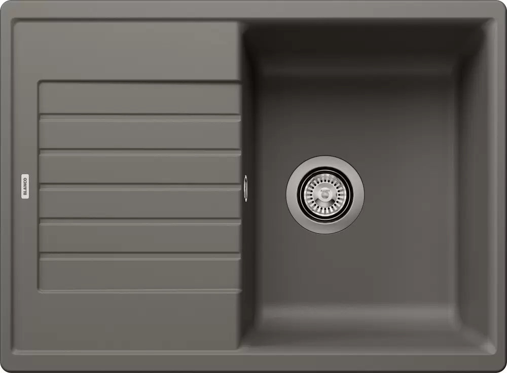 Blanco Zia 45 S Compact (вулканический серый, с клапаном-автоматом)