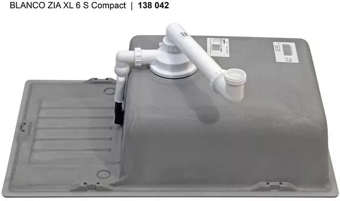 Кухонная мойка Blanco Zia XL 6 S Compact (мягкий белый) фото