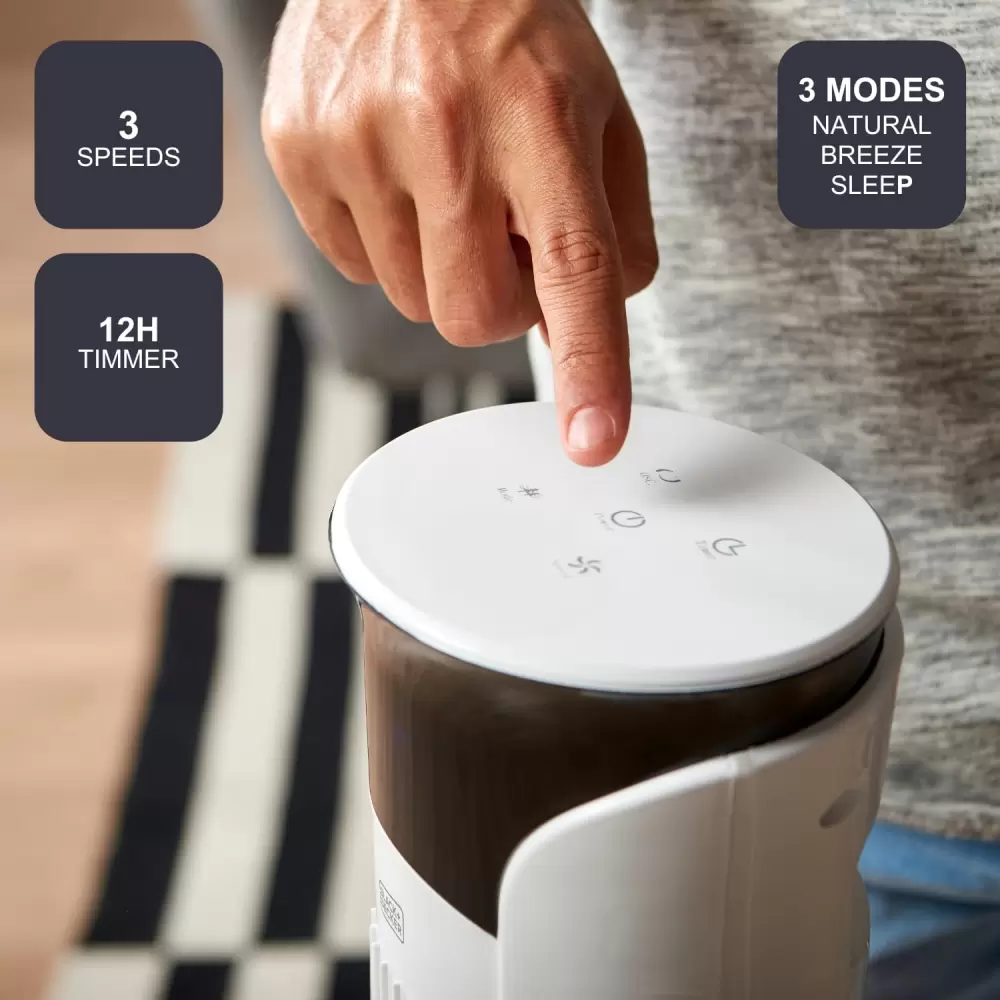Колонный вентилятор Black &#38; Decker BXEFT49E фото