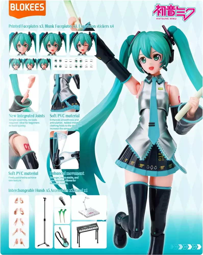 Конструктор Blokees Fantastics Edition Хатсуне Мику / 70139 фото