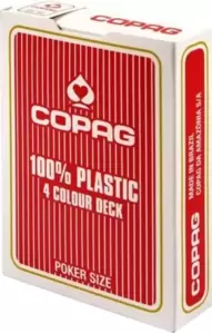 Игральные карты Copag 4 Colour CPG-18-R (красный) фото