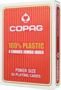Игральные карты Copag 4 Corner CPG-15 (красный) фото